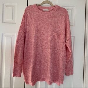 Zenana Outfitters Soft Pink Crew Neck Sweater from Discount Divas